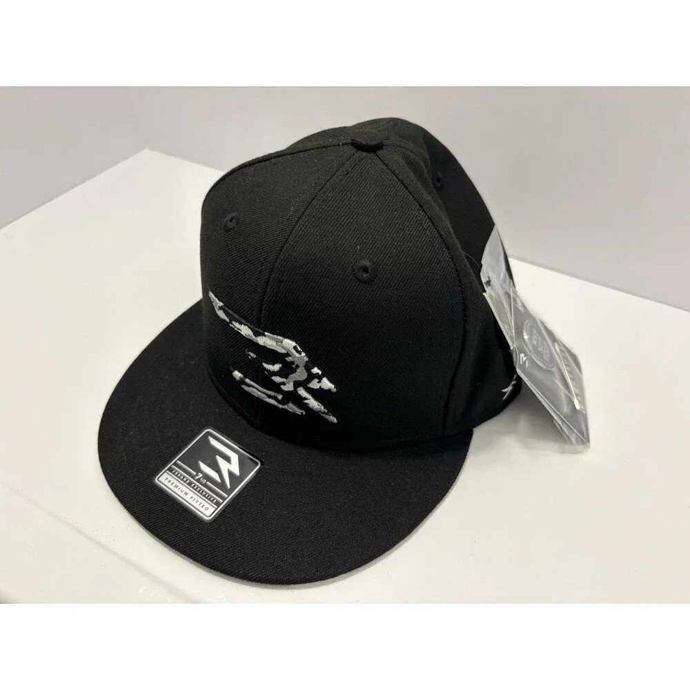 3Brand Camo Logo Black Hat Men’s 7 1/2 Lids Exclusive Special Edition Pins NWT
